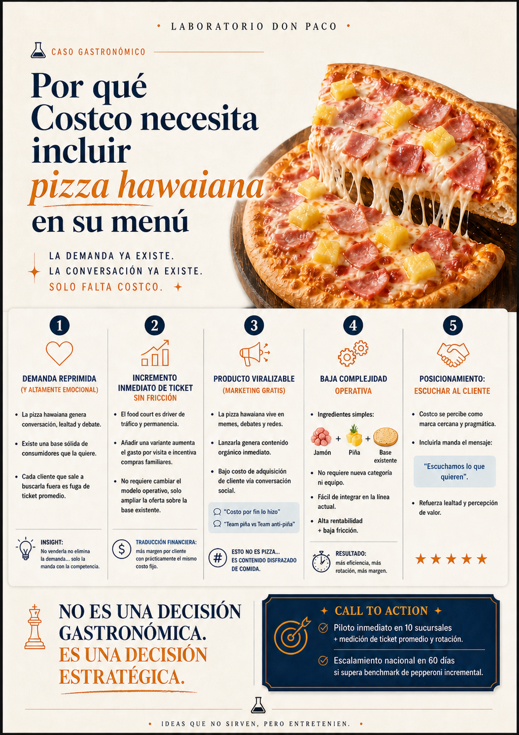 Por qué Costco necesita pizza hawaiana