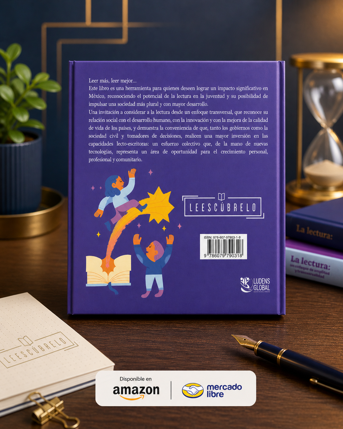 Contraportada del libro La lectura: un enfoque de amplitud y transversalidad